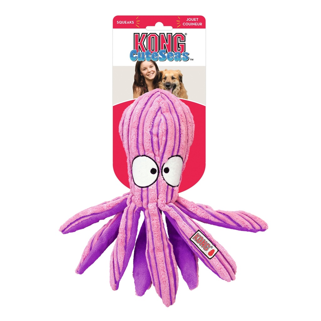 [35585319124] Toy Dog KONG Cuteseas Octopus L