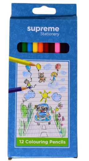 Colouring Pencils 12pk CP-8854 Supreme